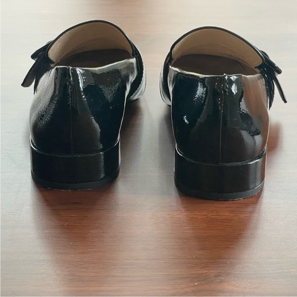 LOUISE et CIE Black Patent Loafer Shoes Size 6.5M/37 - Picture 5 of 8